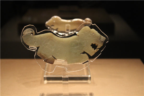 A cultural relic from the ongoing exhibition at the Capital Museum. (Photo by Wang Kaihao/ China Daily) A cultural relic from the ongoing exhibition at the Capital Museum. (Photo by Wang Kaihao/ China Daily)