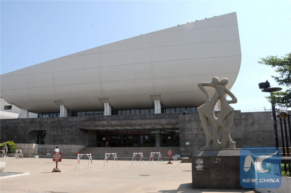 The Ghana National Theater in Accra, capital of Ghana on Sept. 15, 2014. (Xinhua File Photo/Lin Xiaowei) The Ghana National Theater in Accra, capital of Ghana on Sept. 15, 2014. (Xinhua File Photo/Lin Xiaowei)