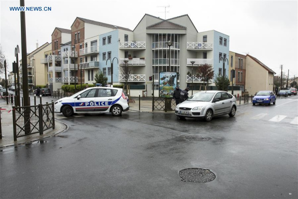 Police officers and investigators search a flat during an anti-terrorist operation in Argenteuil, near Paris, France on March 25, 2016. One person was arrested and several controlled detonations were carried out during a major police operation in the Brussels district of Schaerbeek on Friday afternoon, local media reported. (Xinhua/Theo Duval) Police officers and investigators search a flat during an anti-terrorist operation in Argenteuil, near Paris, France on March 25, 2016. One person was arrested and several controlled detonations were carried out during a major police operation in the Brussels district of Schaerbeek on Friday afternoon, local media reported. (Xinhua/Theo Duval)