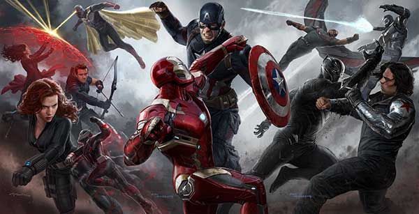Superhero movie Captain America: Civil War will be screened in China on May 6. (Photo provided to China Daily) Superhero movie Captain America: Civil War will be screened in China on May 6. (Photo provided to China Daily)