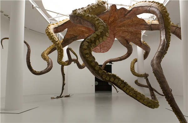 Huang Yong Ping's work Wu Zei (cuttlefish) is among the exhibits on show in Doha. Huang Yong Ping's work Wu Zei (cuttlefish) is among the exhibits on show in Doha.