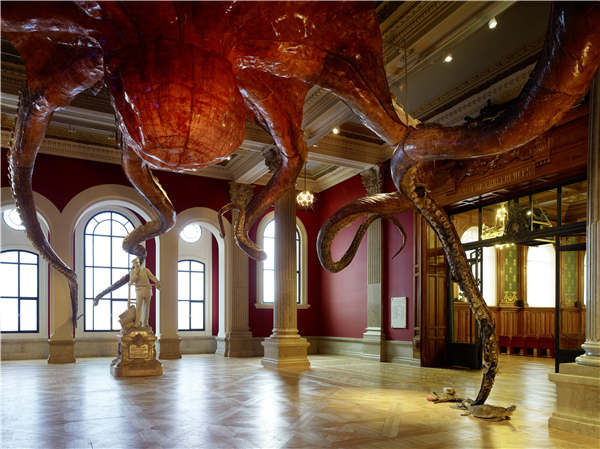 Huang Yong Ping's work Wu Zei (cuttlefish) is among the exhibits on show in Doha. Huang Yong Ping's work Wu Zei (cuttlefish) is among the exhibits on show in Doha.