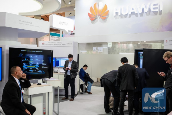 Staff members rest at Huawei's stand of the Hanover Fair in 2016 in Hanover, Germany, on April 26, 2016. Some 700 exhibitors from China, the second only to the host country in terms of the number of exhibitors, attended the fair. (Xinhua/Zhang Fan) Staff members rest at Huawei's stand of the Hanover Fair in 2016 in Hanover, Germany, on April 26, 2016. Some 700 exhibitors from China, the second only to the host country in terms of the number of exhibitors, attended the fair. (Xinhua/Zhang Fan)