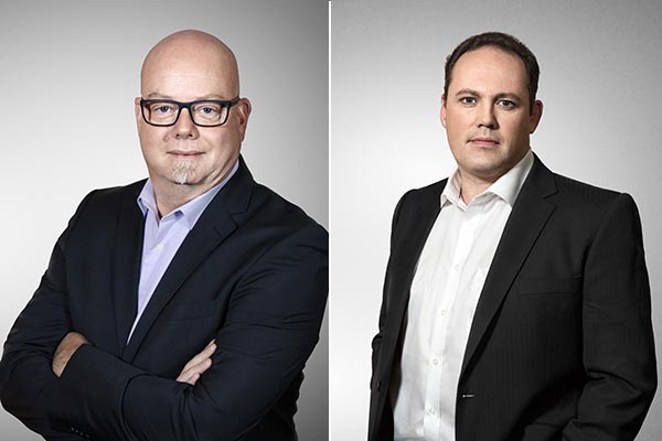 Marc Duchesne (left) and Paul Thomas. Marc Duchesne (left) and Paul Thomas.