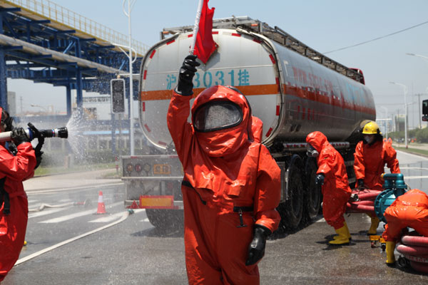 More than 500 people participated in the China-EU joint emergency management drills that concluded on Friday in Shanghai. (Photo provided to chinadaily.com.cn) More than 500 people participated in the China-EU joint emergency management drills that concluded on Friday in Shanghai. (Photo provided to chinadaily.com.cn)