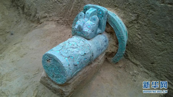 File photo of relics found in Zhou Dynasty ruins in Baoji City, Shaanxi Province. (Photo/Xinhua) File photo of relics found in Zhou Dynasty ruins in Baoji City, Shaanxi Province. (Photo/Xinhua)