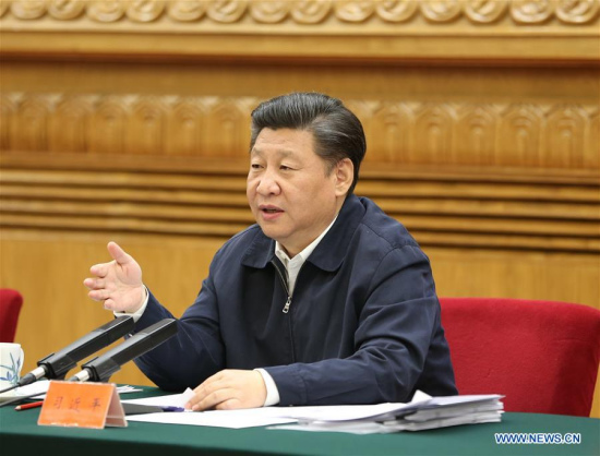Chinese President Xi Jinping addresses a symposium discussing the country's work in philosophy and social sciences in Beijing, capital of China, May 17, 2016. (Photo: Xinhua/Ding Lin)