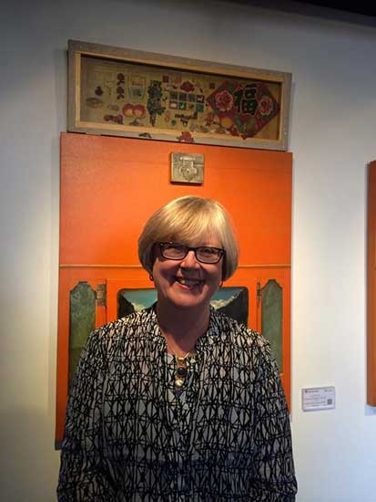 Luise Guest focuses on the works and lives of Chinese women artists in her new book. (Photo provided to China Daily) Luise Guest focuses on the works and lives of Chinese women artists in her new book. (Photo provided to China Daily)