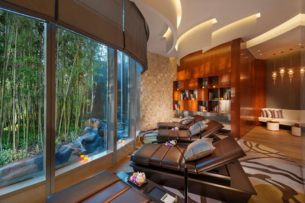 An inside look of The Spa in Mandarin Oriental Pudong, Shanghai. (Photo provided to chinadaily.com.cn) An inside look of The Spa in Mandarin Oriental Pudong, Shanghai. (Photo provided to chinadaily.com.cn)