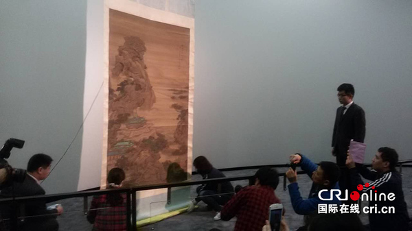 A painting, among the 36 most precious treasures of the museum, is on display at a press conference for the upcoming Int'l Museum Day. (Photo/cri.cn) A painting, among the 36 most precious treasures of the museum, is on display at a press conference for the upcoming Int'l Museum Day. (Photo/cri.cn)