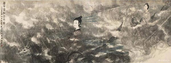 The God of Cloud and Great Lord of Fate by Fu Baoshi. (Photo provided to China Daily) The God of Cloud and Great Lord of Fate by Fu Baoshi. (Photo provided to China Daily)
