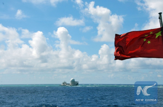 A fleet of fishing vessels arrive at Zhubi Reef of the South China Sea on July 18, 2012. The fleet of 30 boats, the largest ever launched from China's southernmost province of Hainan, planned to fish and detect fishery resources near Zhubi Reef. (Photo: Xinhua/Wang Cunfu) A fleet of fishing vessels arrive at Zhubi Reef of the South China Sea on July 18, 2012. The fleet of 30 boats, the largest ever launched from China's southernmost province of Hainan, planned to fish and detect fishery resources near Zhubi Reef. (Photo: Xinhua/Wang Cunfu)
