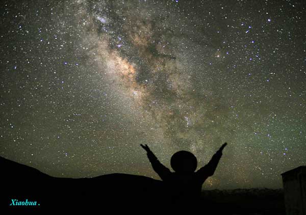 Ngari is among the best sites for astronomical observation on earth, due to its high altitude and large number of cloudless days throughout the year.(Photo by Wang Xiaohua/for chinadaily.com.cn)