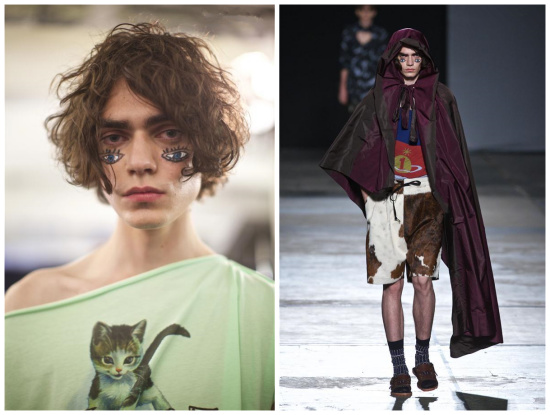 Models present creation of Vivienne Westwood men's Spring-Summer 2016-2017 collection, part of the Milan Fashion Week in Milan, Italy, on June 19, 2016. (Xinhua/Jin Yu) Models present creation of Vivienne Westwood men's Spring-Summer 2016-2017 collection, part of the Milan Fashion Week in Milan, Italy, on June 19, 2016. (Xinhua/Jin Yu)