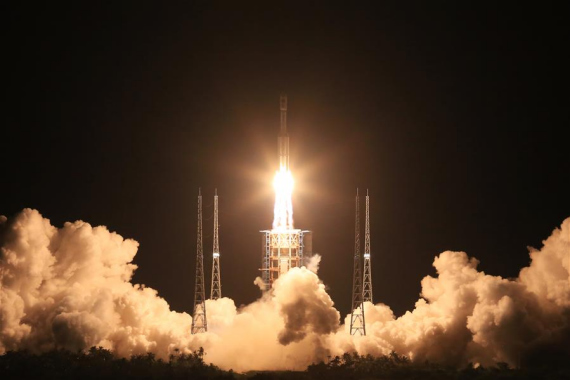 A Long March-7 carrier rocket lifts off from Wenchang Satellite Launch Center, south China's Hainan Province, June 25, 2016. (PHoto: Xinhua/Li Gang) A Long March-7 carrier rocket lifts off from Wenchang Satellite Launch Center, south China's Hainan Province, June 25, 2016. (PHoto: Xinhua/Li Gang)