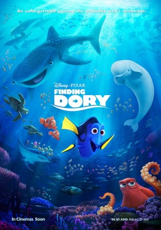Poster of Disney's Finding Dory. Poster of Disney's Finding Dory.