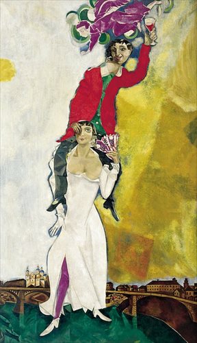 Marc Chagall's Double Portrait with a Glass of Wine Marc Chagall's Double Portrait with a Glass of Wine