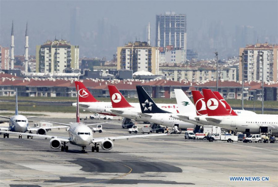 File photo taken on Feb. 1, 2016 shows the Ataturk Airport in Istanbul, Turkey. Two explosions hit the Ataturk Airport in Istanbul on Tuesday evening, with gunfire heard and injuries reported, CNNTurk said. (Xinhua/Cihan) File photo taken on Feb. 1, 2016 shows the Ataturk Airport in Istanbul, Turkey. Two explosions hit the Ataturk Airport in Istanbul on Tuesday evening, with gunfire heard and injuries reported, CNNTurk said. (Xinhua/Cihan)