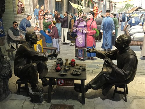 A display at the Tanma Folk Museum in Tancheng county, Shandong Province, depicts local life during the early 1900s. (Photo: Xu Liuliu/GT) A display at the Tanma Folk Museum in Tancheng county, Shandong Province, depicts local life during the early 1900s. (Photo: Xu Liuliu/GT)