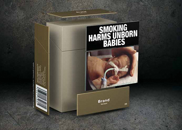 An example of plain packaging. WHO/WEI XIAOHAO/CHINA DAILY An example of plain packaging. WHO/WEI XIAOHAO/CHINA DAILY