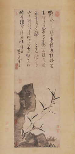 A bamboo painting of Yuan Dynasty painter Wu Zhen (Photo provided to China Daily) A bamboo painting of Yuan Dynasty painter Wu Zhen (Photo provided to China Daily)