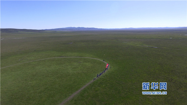 The photo taken in August 2007 shows the marsh in Sichuan province. The photo taken in August 2007 shows the marsh in Sichuan province.