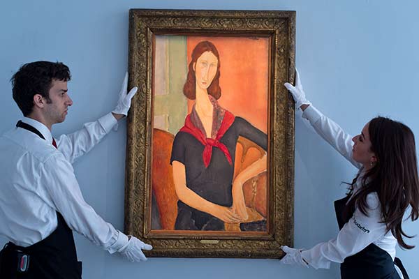 Jeanne Hébuterne (au foulard), by Amedeo Modigliani (Photo provided to China Daily) Jeanne Hébuterne (au foulard), by Amedeo Modigliani (Photo provided to China Daily)