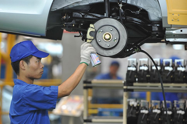 The production line of BYD Co Ltd in Shenzhen, Guangdong province. (Photo provided to China Daily) The production line of BYD Co Ltd in Shenzhen, Guangdong province. (Photo provided to China Daily)