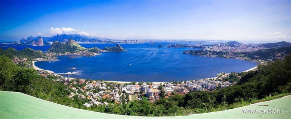 This file photo shows the view of Guanabara Bay, in Rio de Janeiro, Brazil on April 28, 2015. The Rio 2016 Olympic Games will be held from August 5 to 21. (Photo/Xinhua) This file photo shows the view of Guanabara Bay, in Rio de Janeiro, Brazil on April 28, 2015. The Rio 2016 Olympic Games will be held from August 5 to 21. (Photo/Xinhua)