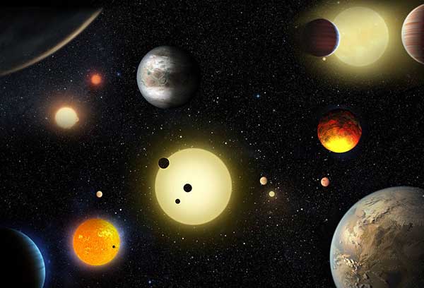 An artist's depiction of select planetary discoveries made by the Kepler mission. In May the mission announced that it had verified 1,284 new planets, the single largest finding of planets.(Photo:Nasa/W. Stenzel) An artist's depiction of select planetary discoveries made by the Kepler mission. In May the mission announced that it had verified 1,284 new planets, the single largest finding of planets.(Photo:Nasa/W. Stenzel)