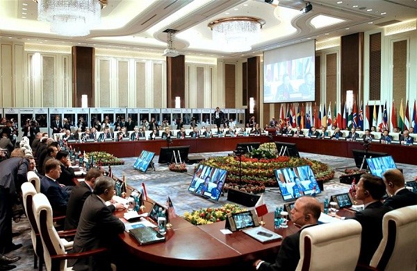 The 11th Asia-Europe Meeting (ASEM) Summit opens in Ulan Bator, capital of Mongolia, on July 15, 2016. (Photo:Xinhua/Ma Zhancheng) The 11th Asia-Europe Meeting (ASEM) Summit opens in Ulan Bator, capital of Mongolia, on July 15, 2016. (Photo:Xinhua/Ma Zhancheng)