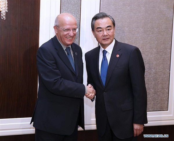 Chinese Foreign Minister Wang Yi (R) meets with his Portuguese counterpart Augusto Santos Silva in Ulan Bator, Mongolia, July 15, 2016. (Photo:Xinhua/Pang Xinglei) Chinese Foreign Minister Wang Yi (R) meets with his Portuguese counterpart Augusto Santos Silva in Ulan Bator, Mongolia, July 15, 2016. (Photo:Xinhua/Pang Xinglei)