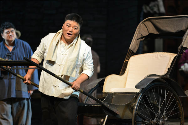 Rickshaw Boy is among the opera films being screened in cinemas this summer. Photo provided to China Daily Rickshaw Boy is among the opera films being screened in cinemas this summer. Photo provided to China Daily