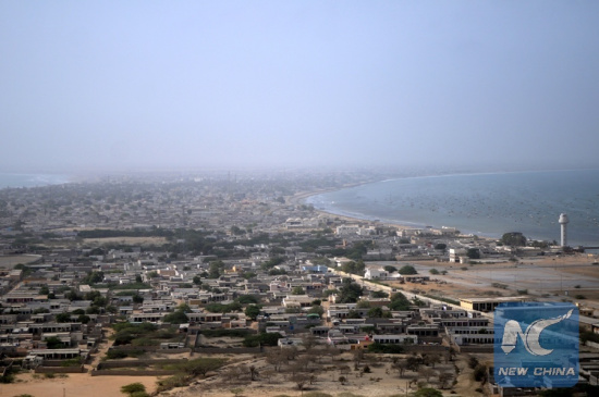 Photo taken on July 2, 2016, shows view of the city near Gwadar Port in southwest Pakistan. (Xinhua/Ahmad Kamal) Photo taken on July 2, 2016, shows view of the city near Gwadar Port in southwest Pakistan. (Xinhua/Ahmad Kamal)