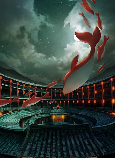 Big Fish & Begonia has raked in 500 million yuan ($75 million) in box-office takings in two weeks despite polarized reviews. Photos provided to China Daily Big Fish & Begonia has raked in 500 million yuan ($75 million) in box-office takings in two weeks despite polarized reviews. Photos provided to China Daily