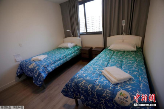 Beds stand ready in the bedroom of an apartment of the Olympic Village in Rio de Janeiro, Brazil, July 23, 2016. (Photo/Agencies) Beds stand ready in the bedroom of an apartment of the Olympic Village in Rio de Janeiro, Brazil, July 23, 2016. (Photo/Agencies)