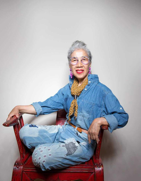 Liang Xide, 80, poses for an undated fashion photo in Shenyang, capital of Northeast China's Liaoning province. (Photo/People's Daily Online) Liang Xide, 80, poses for an undated fashion photo in Shenyang, capital of Northeast China's Liaoning province. (Photo/People's Daily Online)