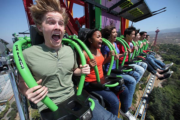 Six Flags theme park in the U.S. (Photo provided to chinadaily.com.cn) Six Flags theme park in the U.S. (Photo provided to chinadaily.com.cn)