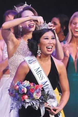 Arianna Quan, 23, was crowned the winner of the 2016 Miss Michigan competition on June 18. (Photo/Xinhua) Arianna Quan, 23, was crowned the winner of the 2016 Miss Michigan competition on June 18. (Photo/Xinhua)