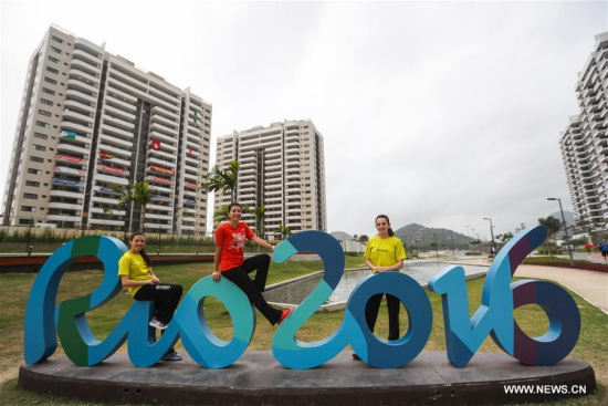Members of the delegation of Egypt take a photo at the Olympic village in Rio de Janeiro, Brazil, on Aug. 2, 2016. (Photo/Xinhua) Members of the delegation of Egypt take a photo at the Olympic village in Rio de Janeiro, Brazil, on Aug. 2, 2016. (Photo/Xinhua)