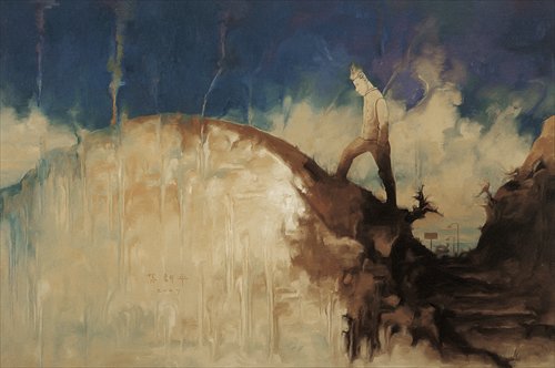 A painting by artist Su Xinping (Photo/Courtesy of Art Shenzhen) A painting by artist Su Xinping (Photo/Courtesy of Art Shenzhen)