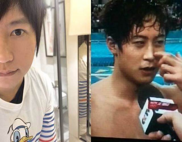 Taiwan singer Ashin (left) and Chinese mainland swimmer Dai Jun. (File Photo)
