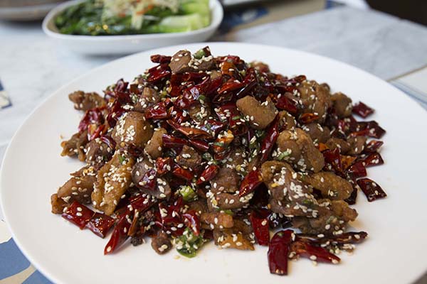 Spicy Chicken - Dongpo Kitchen at Universal CityWalk. (Photo/provided to chinadaily.com.cn) Spicy Chicken - Dongpo Kitchen at Universal CityWalk. (Photo/provided to chinadaily.com.cn)