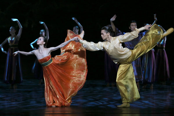 Echoes of Eternity. (Photo by Chen Lunxun-Courtesy of Shanghai Ballet) Echoes of Eternity. (Photo by Chen Lunxun-Courtesy of Shanghai Ballet)