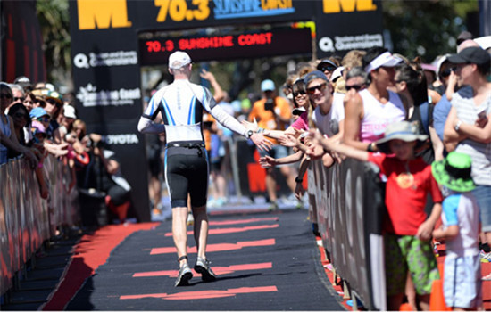 IRONMAN 70.3 triathlon series will be held in two Chinese cities for the first time this year. (photo provided to China Daily) IRONMAN 70.3 triathlon series will be held in two Chinese cities for the first time this year. (photo provided to China Daily)