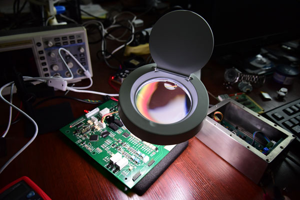 The photo shows a circuit board of Diao's new innovation, fire extinguishing and explosion proof intelligent robot (system), at his office in Fushun, Northeast China's Liaoning province, Sept 27, 2016. (Photo by Wu Yan/chinadaily.com.cn) The photo shows a circuit board of Diao's new innovation, fire extinguishing and explosion proof intelligent robot (system), at his office in Fushun, Northeast China's Liaoning province, Sept 27, 2016. (Photo by Wu Yan/chinadaily.com.cn)