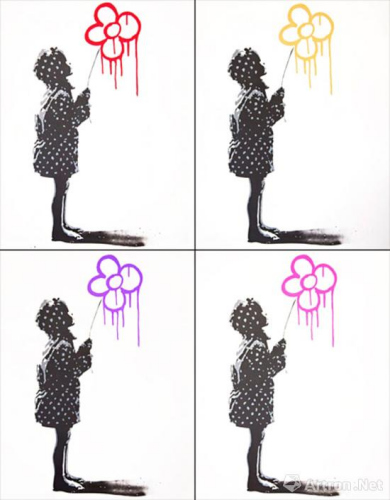 "Hope" series, by British street artist Dom Pattinson (Photo/artron.net) "Hope" series, by British street artist Dom Pattinson (Photo/artron.net)
