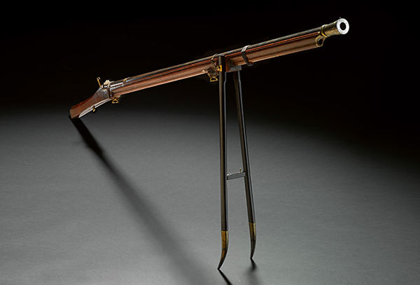 The imperial matchlock musket owned by Emperor Qianlong. (Photo/sothebys.com) The imperial matchlock musket owned by Emperor Qianlong. (Photo/sothebys.com)