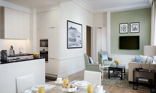 One of The Ritz-Carlton Executive Residences, Tianjin's room (Photo/Courtesy of The Ritz-Carlton, Tianjin) One of The Ritz-Carlton Executive Residences, Tianjin's room (Photo/Courtesy of The Ritz-Carlton, Tianjin)