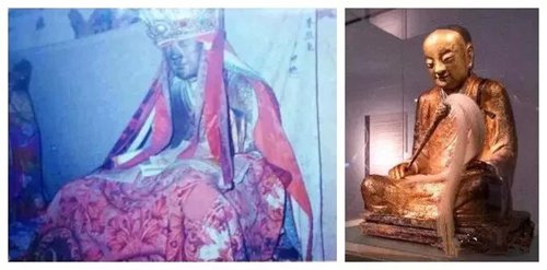 A picture of the stolen Buddha (left) and the picture of the Buddha on display at Hungarian Natural History Museum in Budapest (Photos/Courtesy of Lin Wenqing) A picture of the stolen Buddha (left) and the picture of the Buddha on display at Hungarian Natural History Museum in Budapest (Photos/Courtesy of Lin Wenqing)
